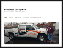 Tablet Screenshot of hendersoncountytexasnow.com